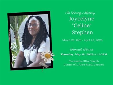 celine sweety 23|Celine Stephen Obituary .